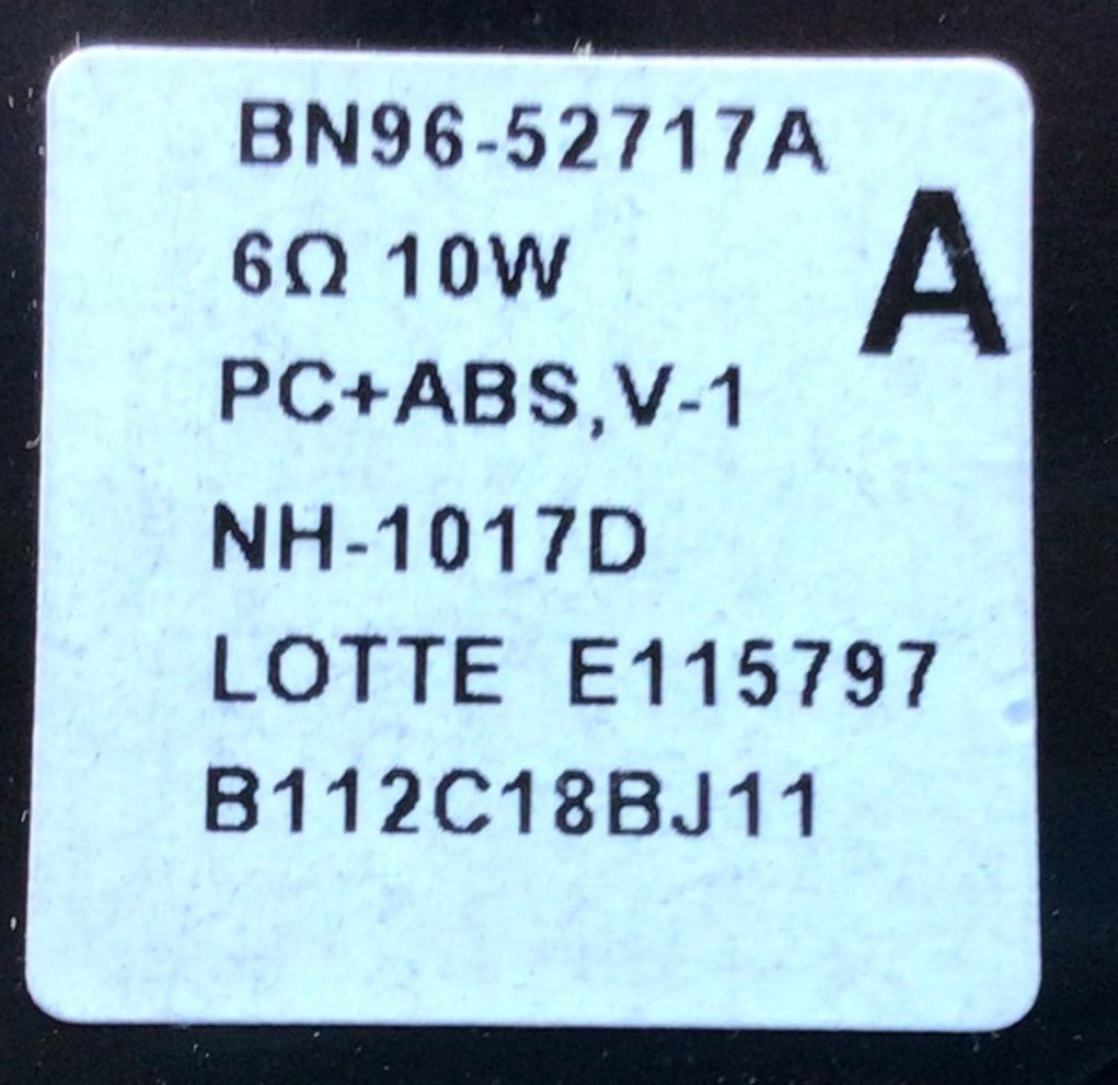 KIT DE BOCINAS PARA TV SAMSUNG / NUMERO DE PARTE BN96-52717A / 6Ω 10W / BN9652717A / B112C18BJ11 / MODELO QN43LS03BAFXZA / QN43LS03DDFXZA / QN43LS03FADXZA - Imagen 3